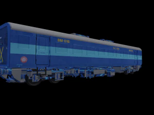Indiase treincoach 3D Model