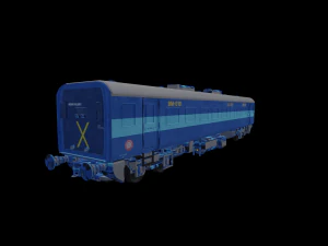 Indiase treincoach 3D Model
