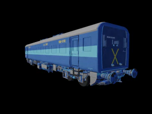 Indiase treincoach 3D Model
