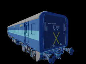 Indiase treincoach 3D Model