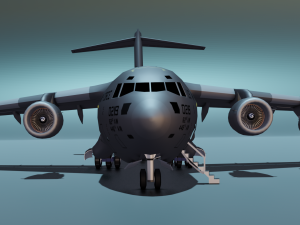 C17A Aircraft Model 3D