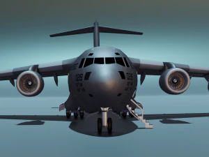 Samolot C17A Model 3D