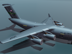 C17A Aircraft Model 3D