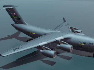 C17A Aircraft 3D Model