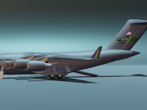 C17A Aircraft Model 3D