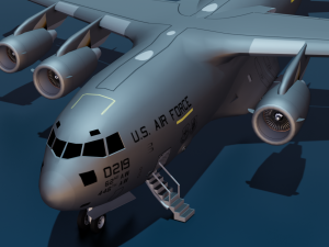 C17A Aircraft Model 3D