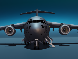 C17A Aircraft Model 3D