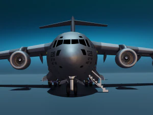 C17A Aircraft 3D Model