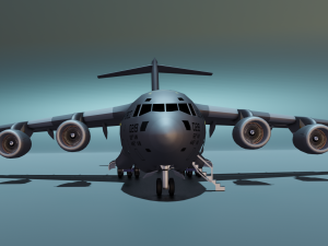 C17A Aircraft Model 3D