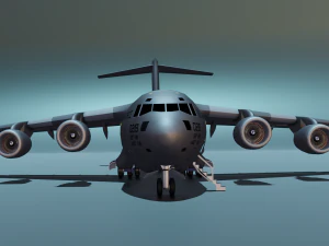 C17A Aircraft 3D Model