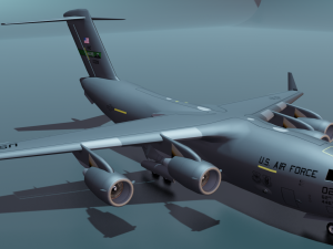 C17A Aircraft Model 3D