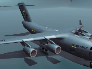 C17A Aircraft 3D Model