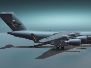 C17A Aircraft Model 3D