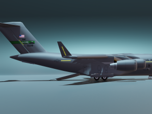 C17A Aircraft Model 3D