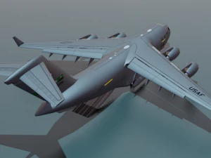 C17A Aircraft 3D Model