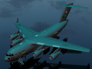 C17A Aircraft Model 3D