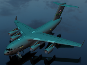 C17A Aircraft Model 3D