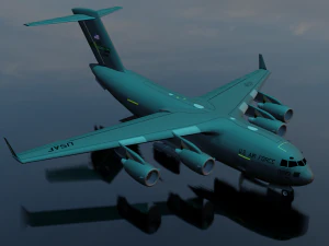 C17A Aircraft 3D Model