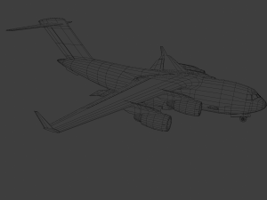 C17A Aircraft Model 3D