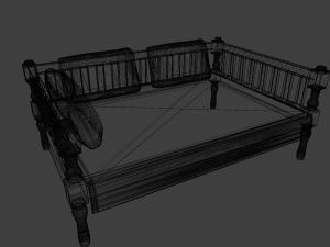 Dabha Bed Modelo 3D