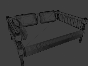 Dabha Bed Modelo 3D