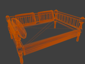 Dabha Bed Modelo 3D