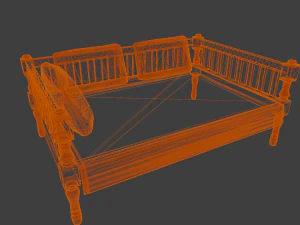 Dabha Bed 3D Model