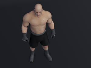 Body Builder Boris 3D Model