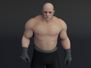 Body Builder Boris 3D Model