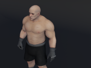 Body Builder Boris 3D Model