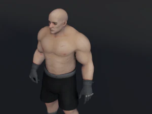Body Builder Boris 3D Model