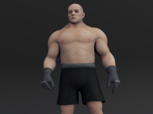 Body Builder Boris 3D Model