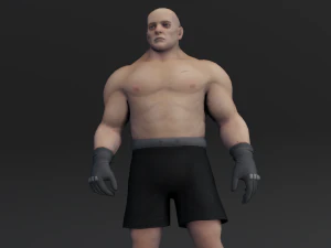 Body Builder Boris 3D Model