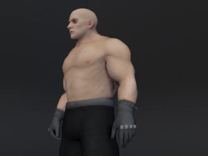 Body Builder Boris 3D Model