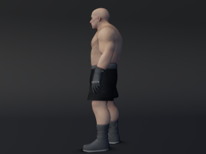Body Builder Boris 3D Model