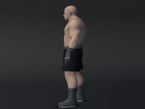 Body Builder Boris 3D Model