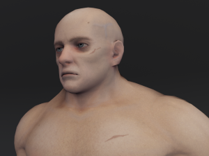 Body Builder Boris 3D Model