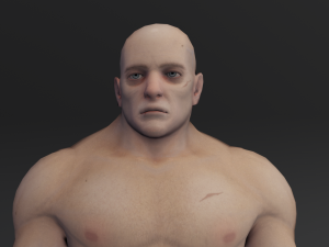 Body Builder Boris 3D Model