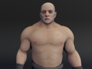 Body Builder Boris 3D Model