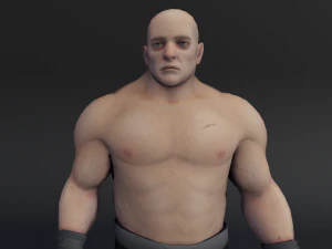 Body Builder Boris 3D Model