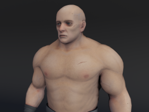 Body Builder Boris 3D Model
