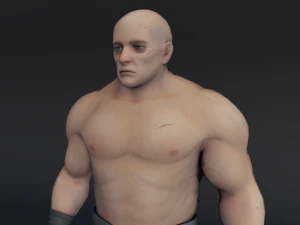 Body Builder Boris 3D Model