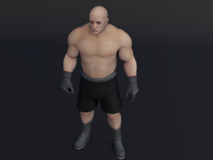 Body Builder Boris 3D Model