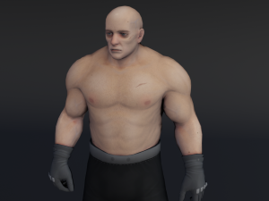 Body Builder Boris 3D Model