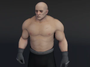 Body Builder Boris 3D Model