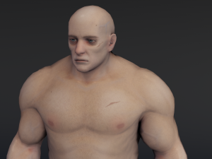 Body Builder Boris 3D Model