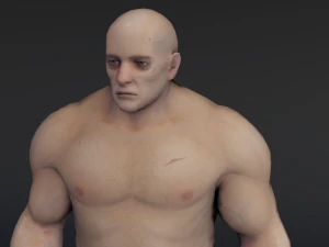Body Builder Boris 3D Model