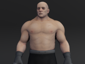 Body Builder Boris 3D Model