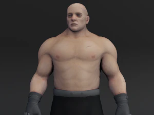 Body Builder Boris 3D Model