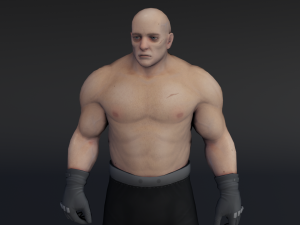 Body Builder Boris 3D Model
